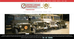 Desktop Screenshot of centrolarianofuoristrada.it